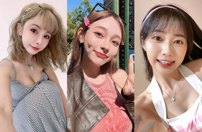 巫苡萱（左起）、林襄、慈妹上节目聊啦啦队正妹辛酸史。（图／翻摄自avawu0726、95_mizuki、j.oycee377 IG）