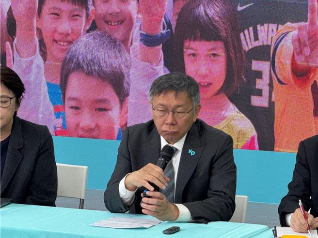 民眾党主席柯文哲。（李奇叡摄）