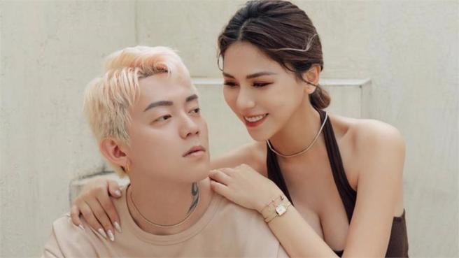 网红蕾菈和老公DJ汤宇涉毒遭调查。(图／蕾菈FB)
