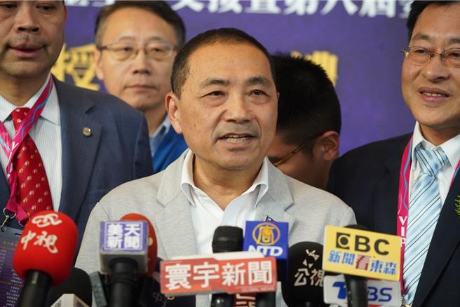 被問及侯韓配的可能性，國民黨總統參選人侯友宜說，兩人中心信念一致會一起努力。(呂筱蟬攝)