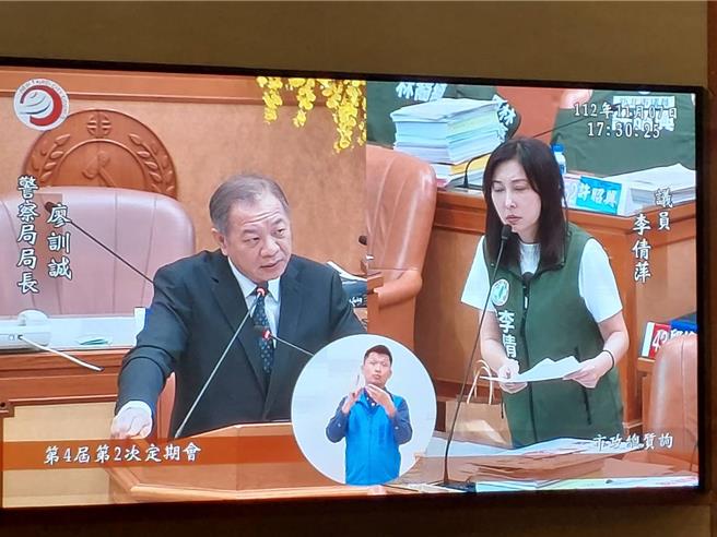 亚洲最大包养网站「Sugarbook」进军台湾，民进党新北市议员李倩萍（右）今在议会总质询忧心表示，统计显示每个被包养的女生每月可获得6万余元零用金，其中寻找包养的女生36％是学生。（陈慰慈摄）