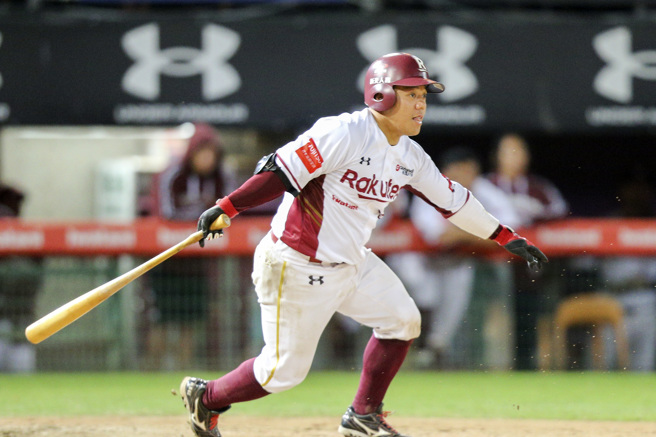 乐天桃猿严宏钧。（资料照，陈麒全摄）