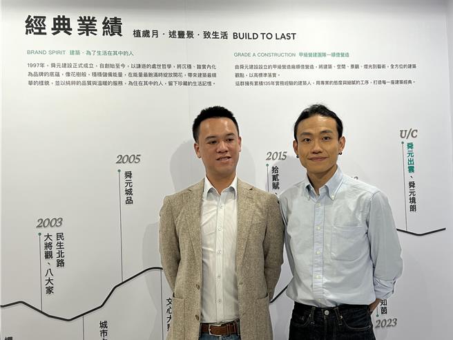 舜元建设携手留白计画，打造沉浸式的赏屋体验，引领访客走进大自然的幽静森林。(林欣仪摄)