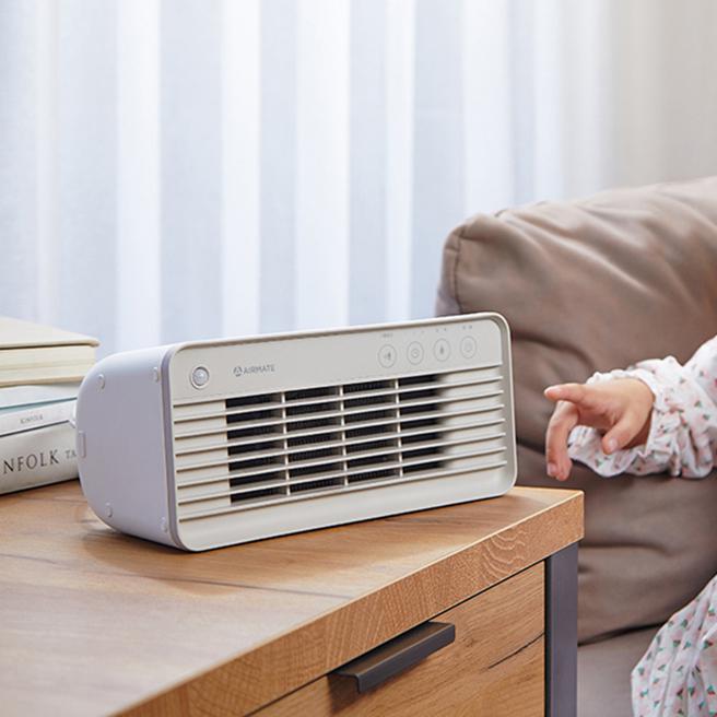 HANDS台隆手創館的AIRMATE人體感知陶瓷電暖器，特價2180元。（台隆手創館提供／古明弘台北傳真）