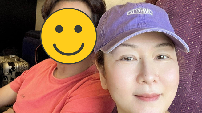  張秀卿曬照笑稱，好多人都誤認老公是蔡昌憲。（圖／翻攝自臉書 張秀卿粉絲團）