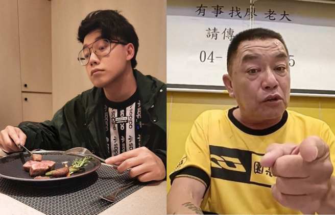 Toyz(左)、廖老大等公眾人物纷纷插旗饮食店。(合成图／取自两人脸书)