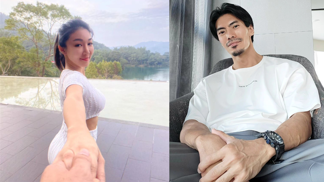 筋肉妈妈脸书晒牵手照曝新欢。（图／筋肉妈妈、肌肉老爹 FB）