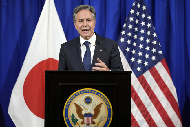 美国国务卿布林肯。（美联社）