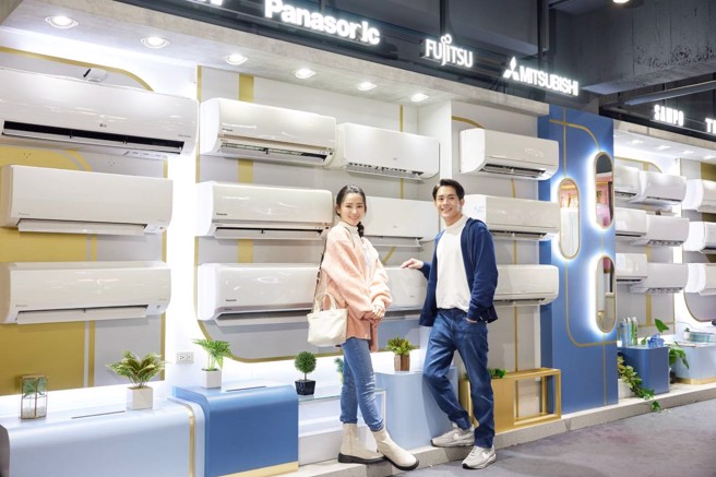  
绑定全国电子LINE好友预约空调场勘再享最高10000元空调购物金，空调、冰箱节能补助最高可补助到5000元，周末购买绿点环保商品还有环保集点10倍送，最高再回馈2000元（图/全国电子 提供）
