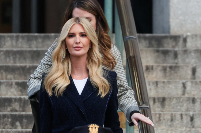 川普女儿伊凡卡（Ivanka Trump）今天以最后一名证人身分出庭作证。(图/ 路透社)