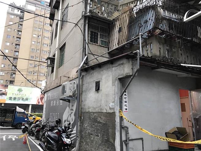 老旧公寓无管理委员会，公共空间老旧，修缮困难。新北市议员林秉宥指出，市府虽有相关补助，但非常态性，且限制相较五都很多，盼能列为常态性补助，并且放宽补助条件。（旧公寓示意图，资料照）