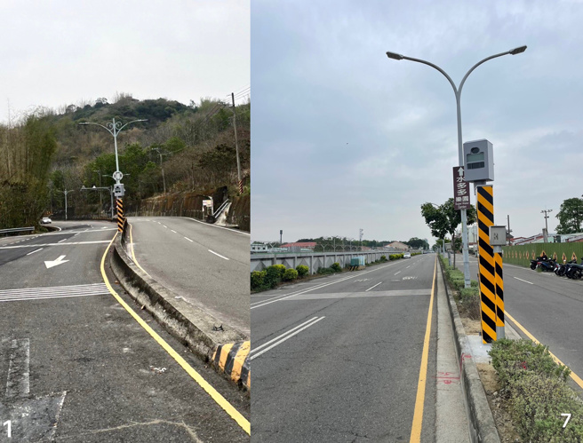 台南市警察局為了防制交通事故，在今年新增了11處固定式取締闖紅燈及超速設備。（圖／警方提供）