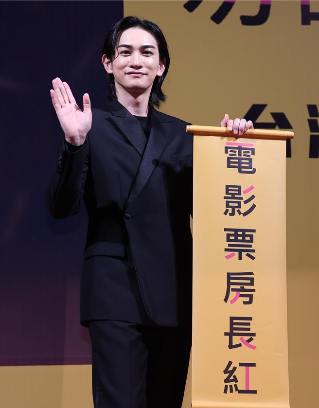 町田启太希望《电影版 勿说是推理》在台湾也能像日本一样写下票房佳绩。（陈俊吉摄）