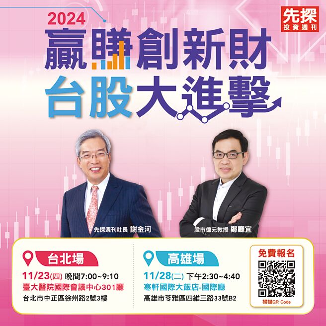 先探-2024台股大进击讲座。图／先探投资周刊提供