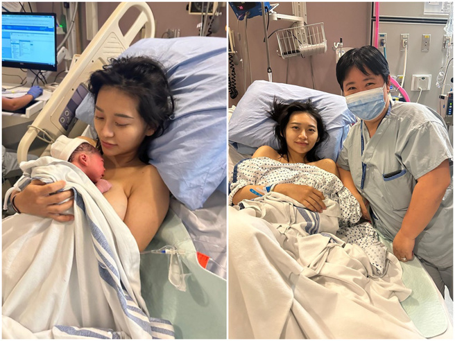 祈锦鈅分享温馨产后照，竟意外招来批评。（图／IG@maxinechiii）