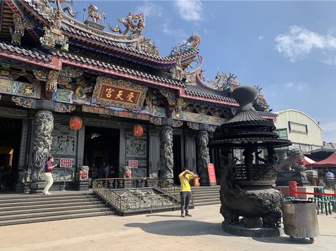 南投县名间乡松柏岭受天宫是全台知名玄天上帝信仰中心。曾雪蒨摄