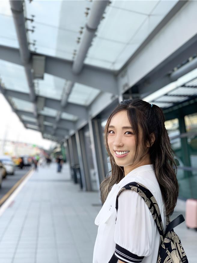 梁舒涵日前受邀拍攝影片。（寬寬整合行銷提供）