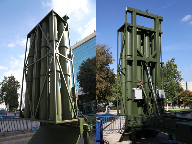 「闪电8型」（Barak-8）飞弹防御系统发射器的资料照。（达志影像/Shutterstock）