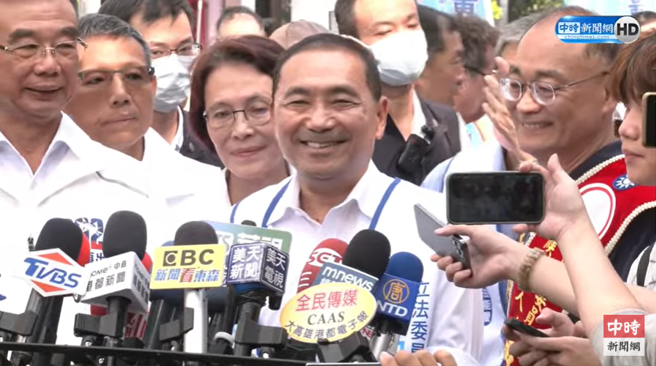 国民党总统参选人侯友宜。（图截自中时YT）