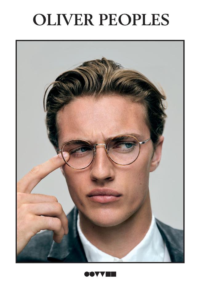OLIVER PEOPLES 2023秋季系列形象图。（EssilorLuxottica提供）