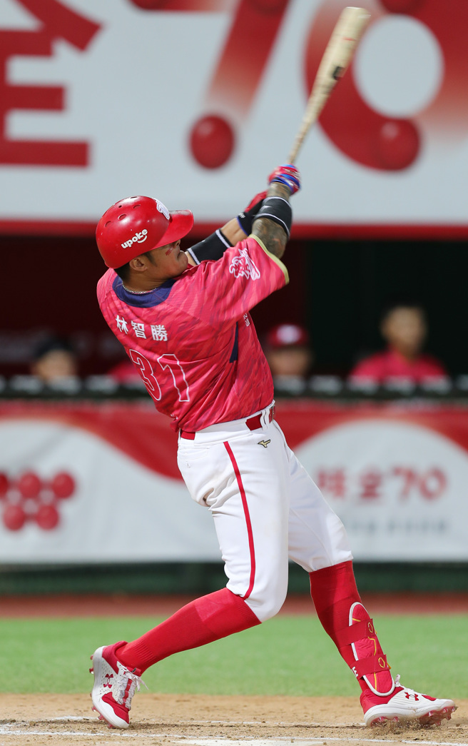 味全龍林智勝。（季志翔攝）