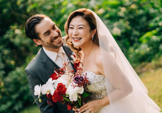 黃湘怡再婚！嫁大7歲洋男 絕美婚紗照曝光