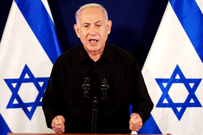 以色列总理尼坦雅胡（Benjamin Netanyahu）11日排除以色列和哈玛斯战争结束后，现任巴勒斯坦自治政府（Palestinian Authority）接管加萨走廊的可能性。（资料照／路透社）