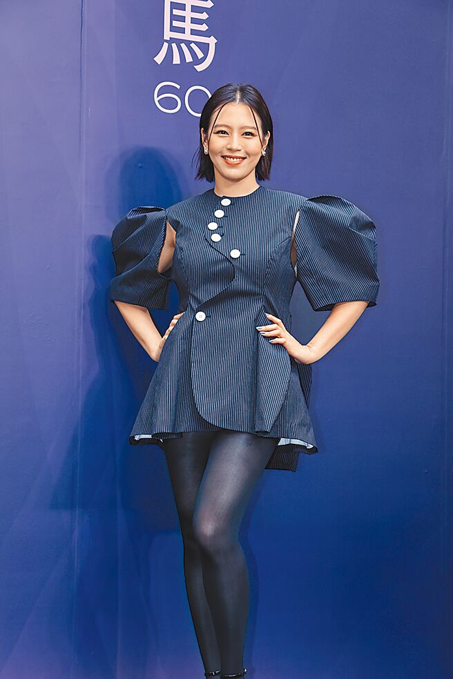 劉品言11日出席電影《莎莉》金馬影展首映。（羅永銘攝）