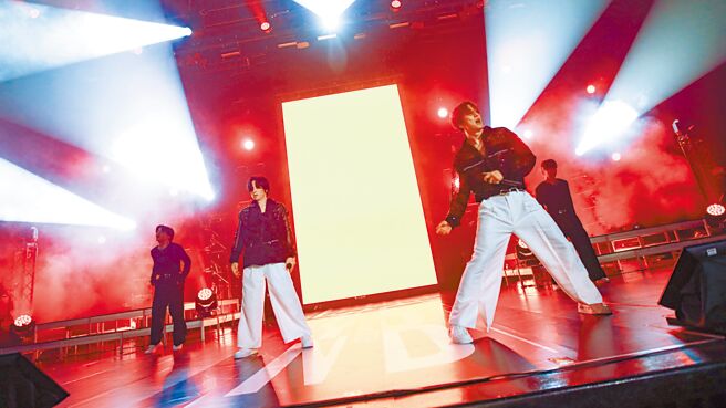 w-inds.11日來台開唱，吸引2500粉絲朝聖。（COME ON JKSSP提供）