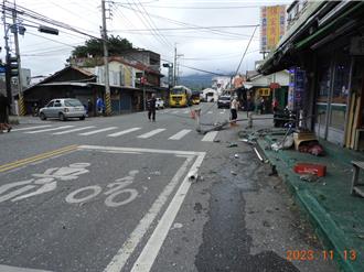 無照男駕車衝對向車道 單車騎士被猛撞倒地慘死