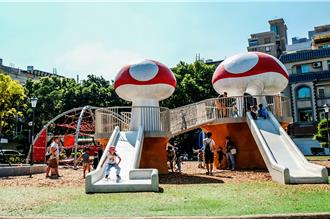 竹北魔菇城堡公園進住宅區 孩童噪音惹怨將設網狀圍籬、分貝監測器