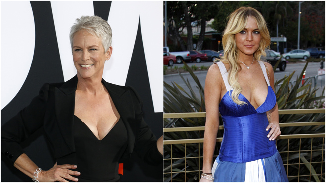 洁美李寇蒂斯（左）与琳赛罗涵曾合作《辣妈辣妹》（图/shutterstock）