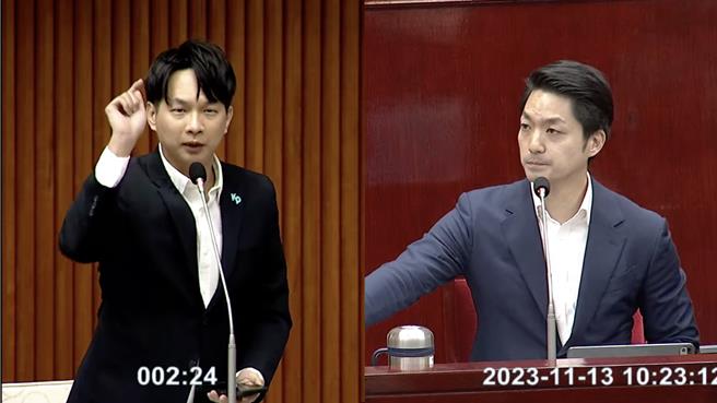 台北市议员陈宥丞痛批，大巨蛋预备赛黄牛猖獗，市府与远雄却未设防范机制。（摘自台北市议会直播）