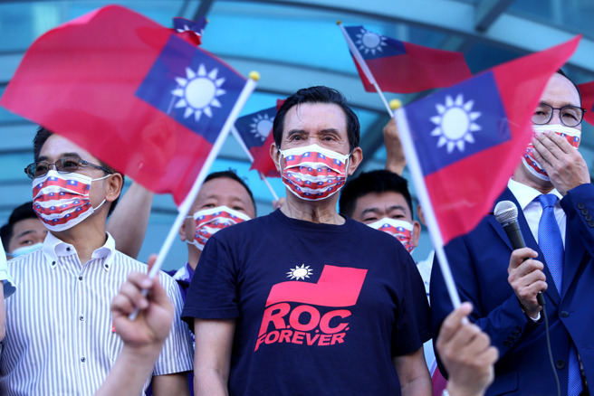 前总统马英九表态支持「全民调」。（资料照，黄世麒摄）