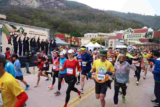 马祖北竿硬地超马2023年赛事盛况。（大会提供）