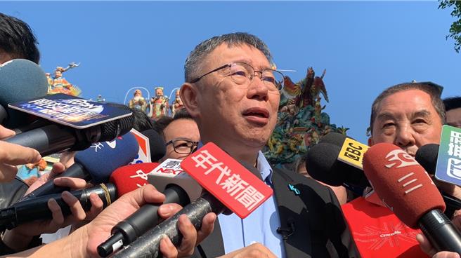 前立法院長王金平喊出「南部人不會接受全民調」，台灣民眾黨總統參選人暨黨主席柯文哲13日指出，台灣人民還是有智慧的，不客氣嗆「這已經到了常識的程度」。曾雪蒨攝