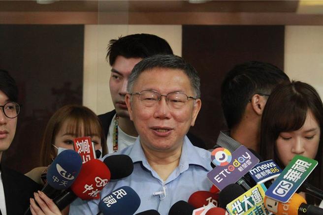 民眾黨主席柯文哲。（資料照，楊亞璇攝）