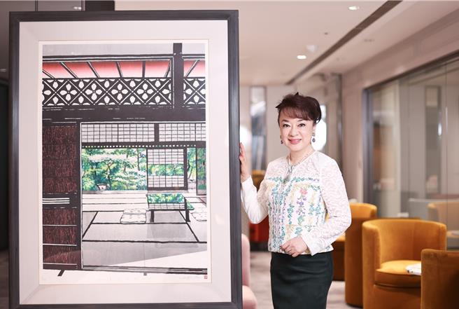 翁倩玉热爱创作版画。（陈俊吉摄）