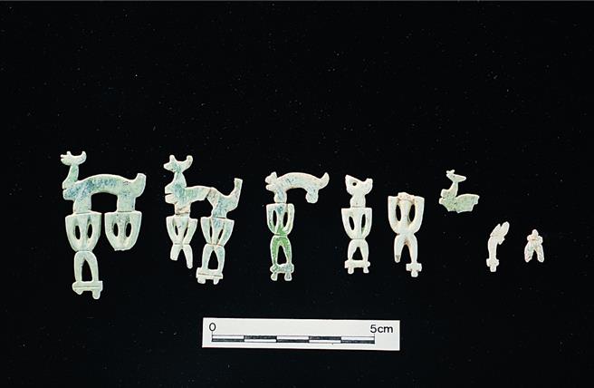 在丸山考古遗址挖掘到的文物。（国家文化资产网／吴佩蓉宜兰传真）