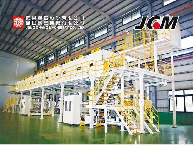 嵘昌无尘涂布设备及技术凌驾欧美日国际大厂，在国际市场占有一席之地。图／嵘昌公司提供