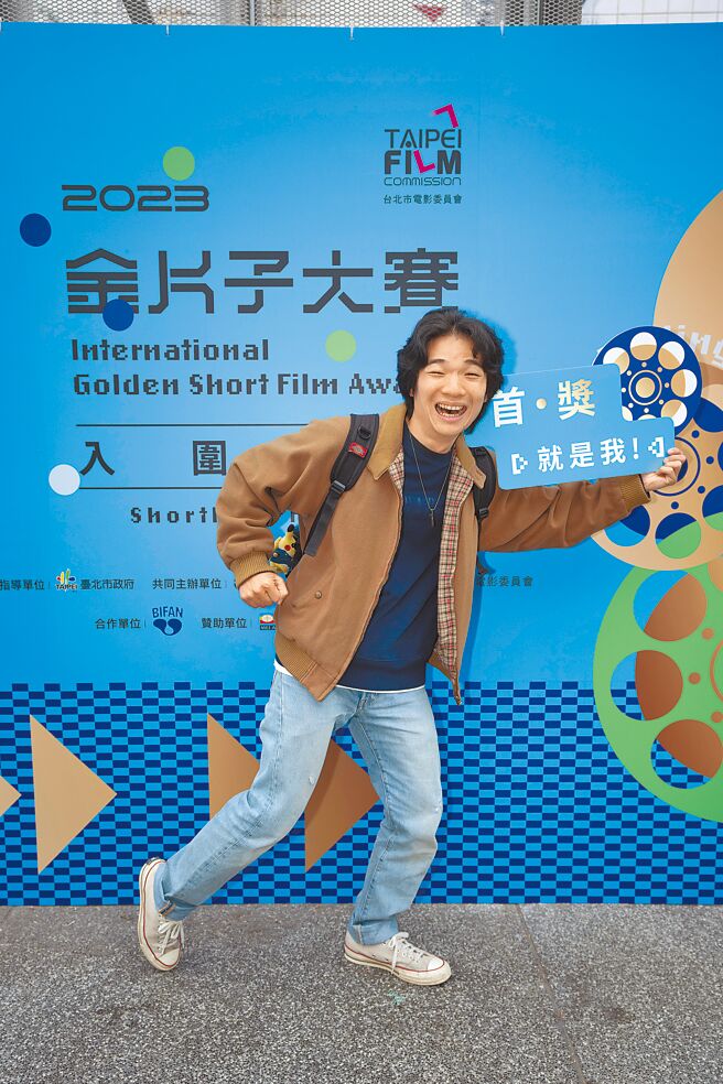 金马新人奖得主胡智强，11日带着新作出席金片子大赛入围影展。（台北市影委会提供）