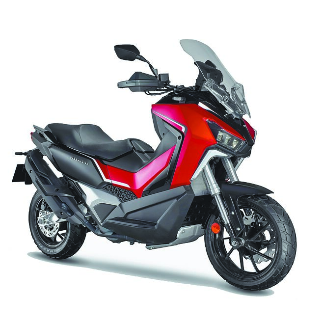 SYM 400c.c.级距多功能ADXTG 400概念车。（SYM提供）