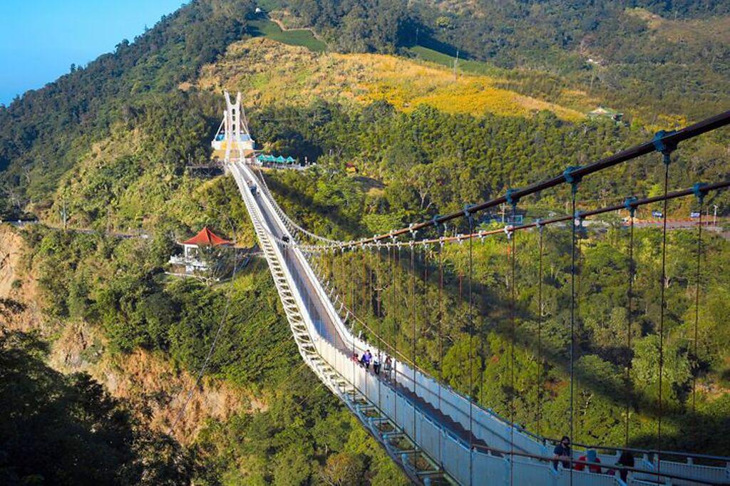 太平雲梯是全台最高海拔的景觀吊橋。　圖：嘉義縣文化觀光局／提供 