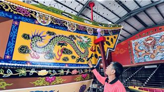 「柳營王醮」王船建造完成 復刻69年前造型特色