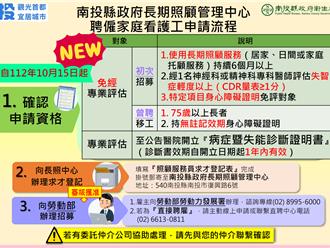 申請家庭看護移工「免評估」　新增3族群、放寬2對象