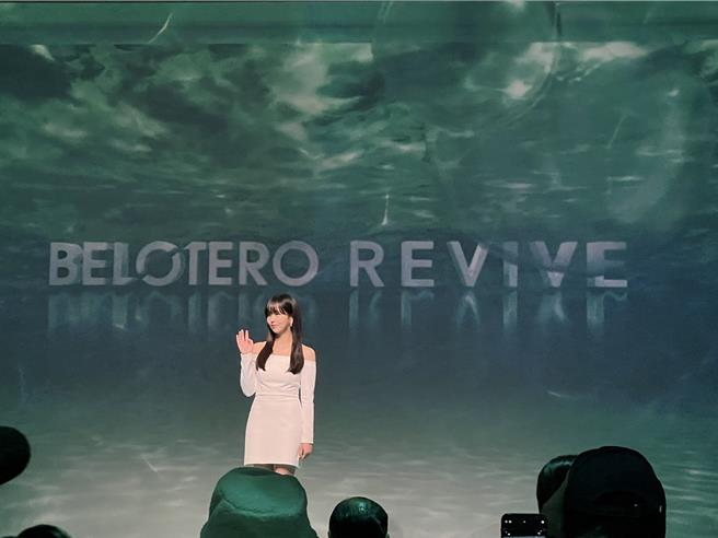 金所泫受邀來台出席醫美活動。（孫伊萱攝）