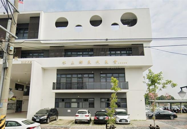 嘉义县水上乡民代表会主席林家纬，14日传被法务部调查局航业处基隆站干员带回基隆侦讯。（取自google街景图∕吕妍庭嘉义传真）