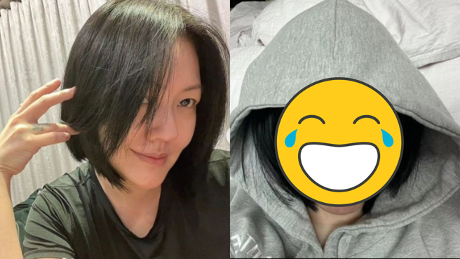 小S曬萌照告白「我被劉俊謙圈粉了啦，怎麼可以那麼可愛啦」。（圖／翻攝自IG @elephantdee）