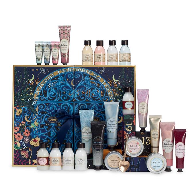 Sabon星熠幻境倒数月历，售价6980元。（Sabon提供／黄唯淯台北传真）