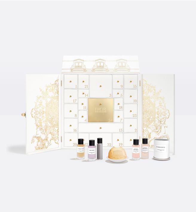 迪奥香氛世家系列 - 典藏圣诞倒数月历，售价12万元。（Dior提供／黄唯淯台北传真）
